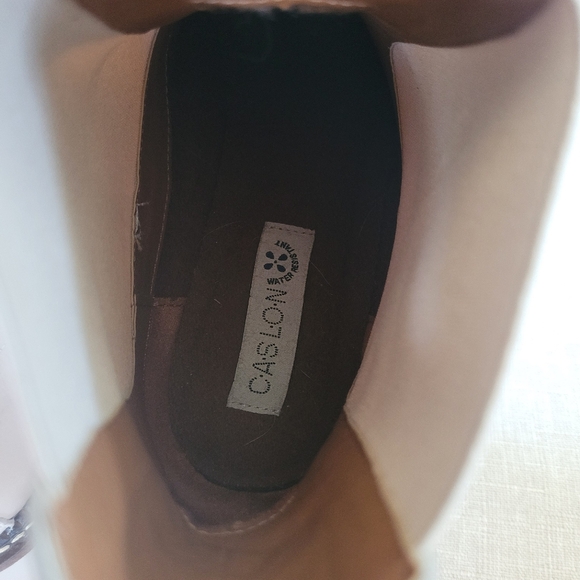 Caslon Miller Taupe Leather Chelsea Boots - Picture 5 of 14